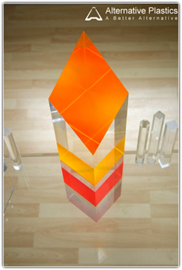 Laminated Acrylic Sculpture